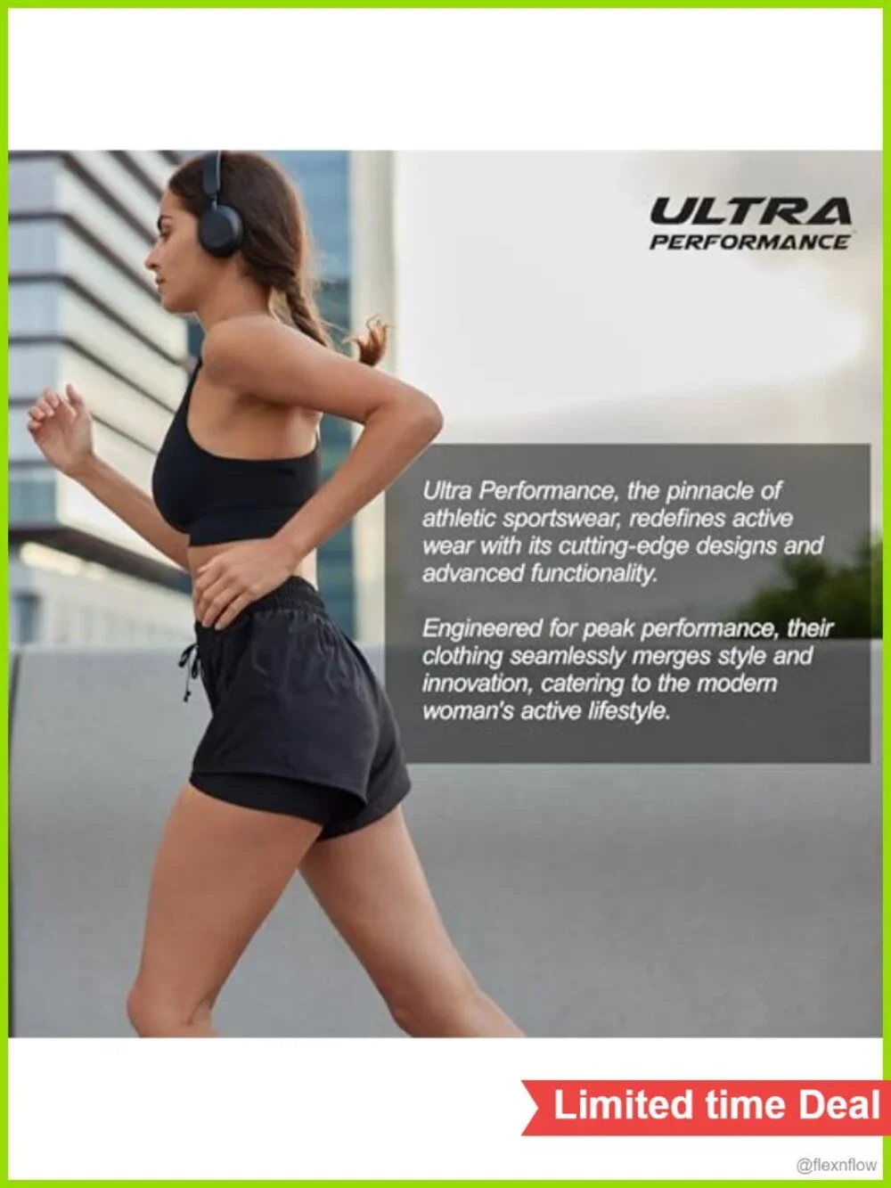 2 Pack Women's Workout Shorts with Compression Liner & Phone Pocket in Nylon